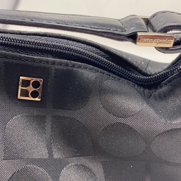 Kate Spade Black Nylon Zip Mini Hand Bag - Picture 9 of 9